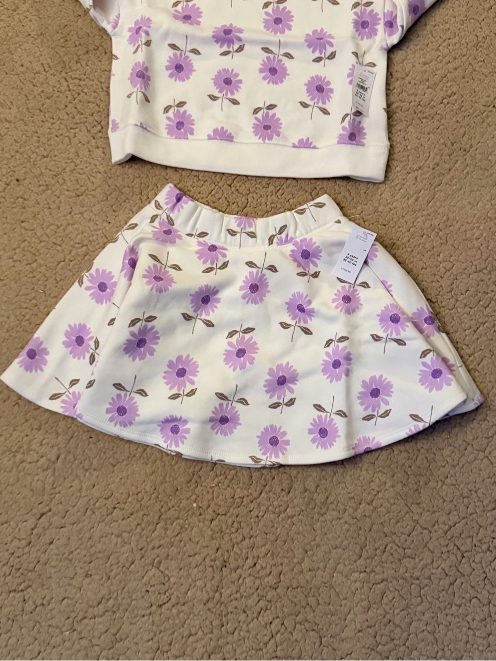 🤍New Gap Baby & Toddler VintageSoft Floral Skort Set🤍 - Picture 4 of 6